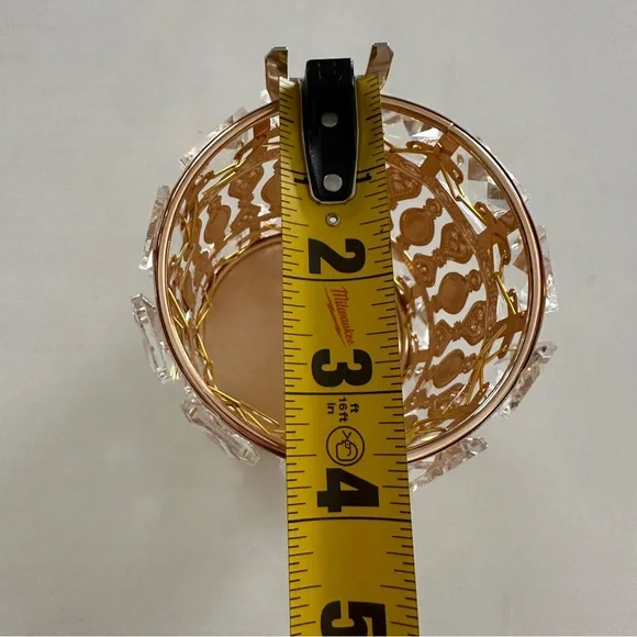 NEW Round Make Up Brush Holder with Crystals - Picture 6 of 8